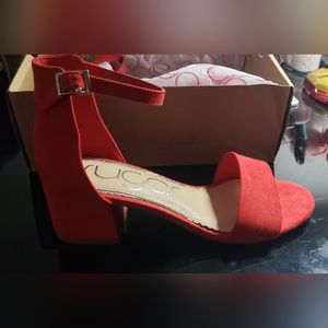 Womens Ankle Stap Block Heel